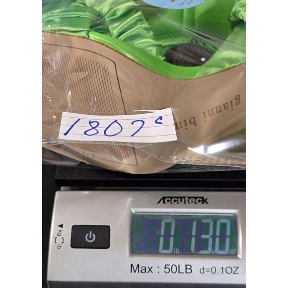 Gianni Bini  Vanya Matte Satin Scrunched Square Open Toe Dress Sandals Size  6.5 - Picture 13 of 13